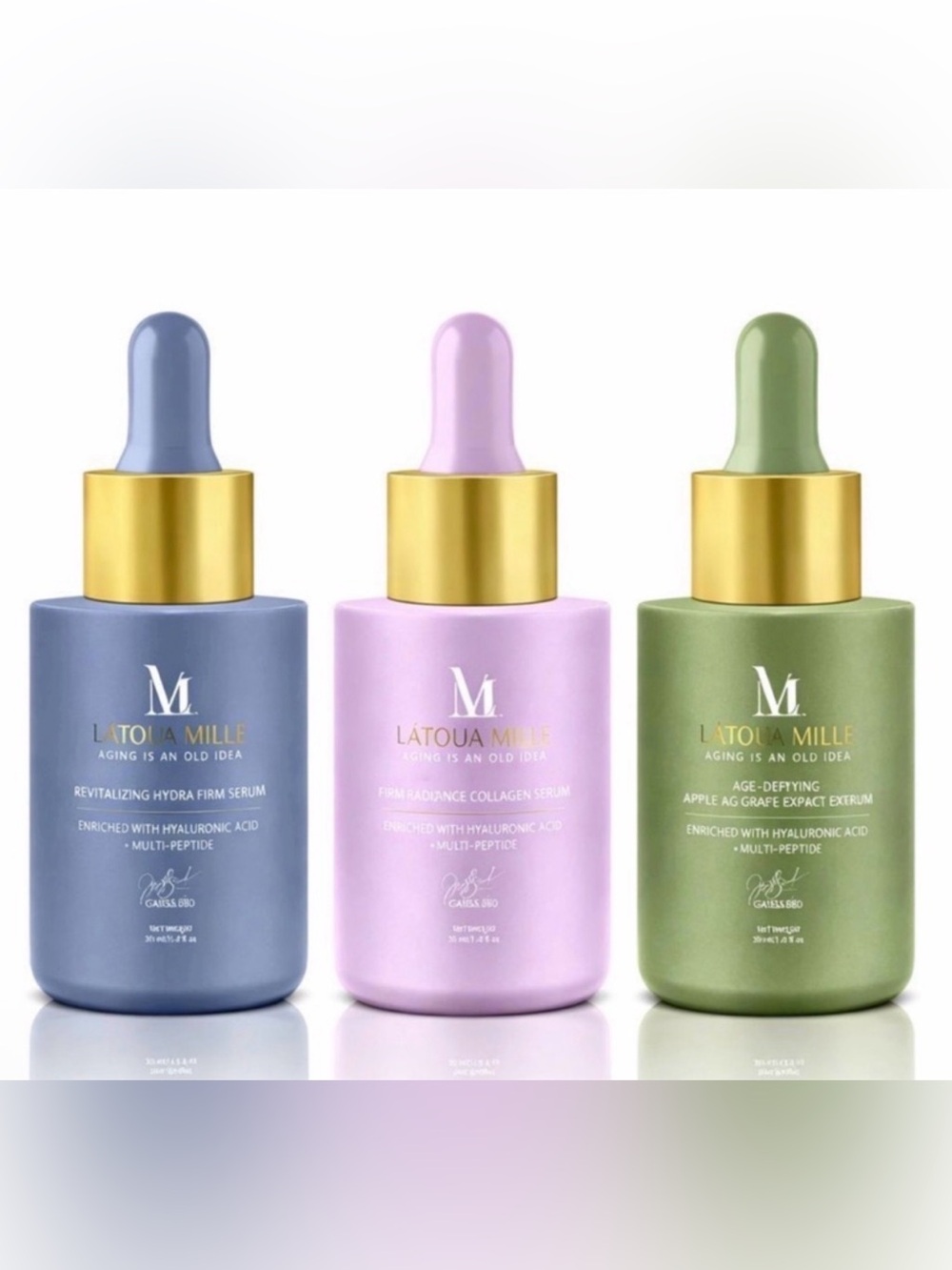 🔥Latoua Mille BUNDLE Firming Serum, Radiance Collagen Serum, & Age Defying Serum